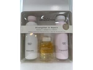 BCBG Generation Strengthen & Repair Hair Care Set with Keratin, Vitamin E & Biot